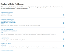 Tablet Screenshot of barbarakatzrothman.com